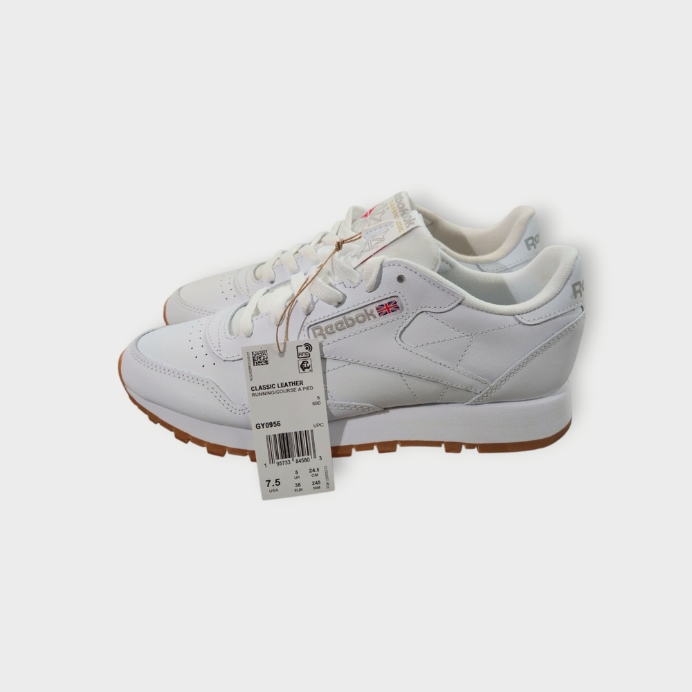 Reebok Women’s Classic Leather White/Gum GY0956 – Size 7.5 – NEW With Box *Read - Picture 2 of 10